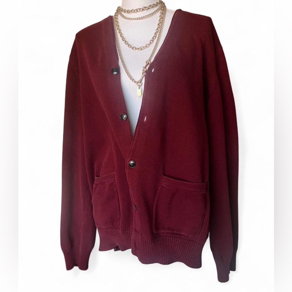 American Eagle Outfitters Burgundy Athletic Fit Sweater